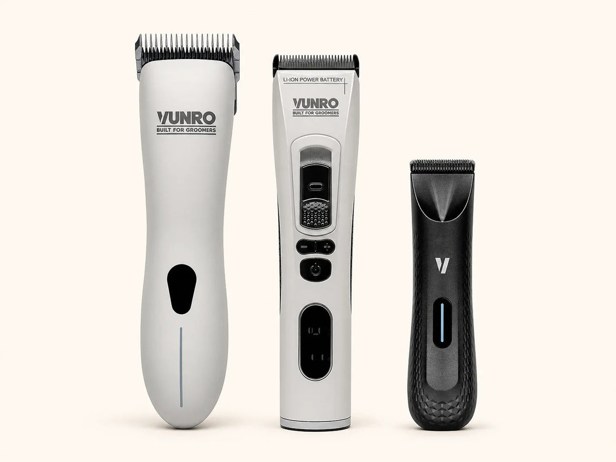 VUNRO clipper and trimmers showing different cutting systems