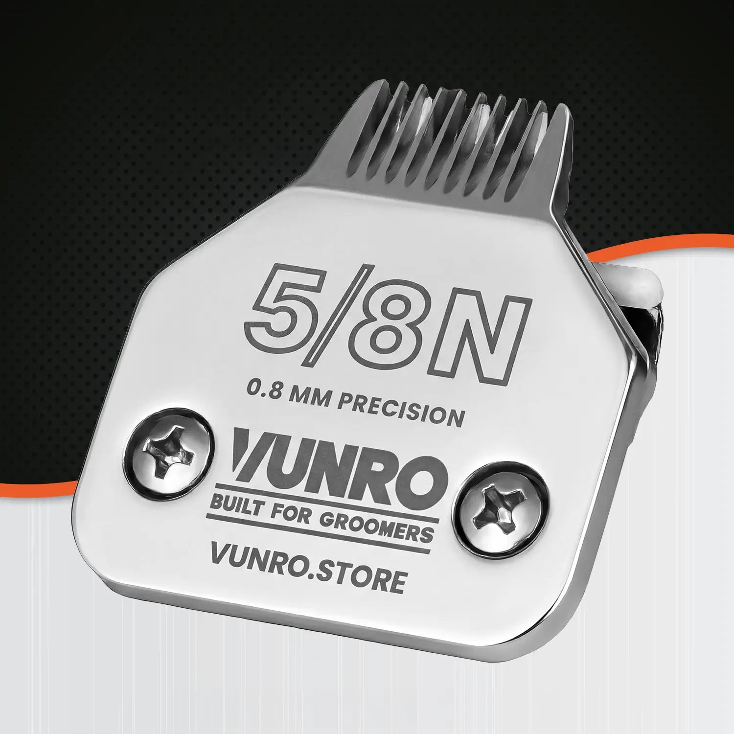 5/8N Dog Clipper Blade (0.8 mm) by VUNRO