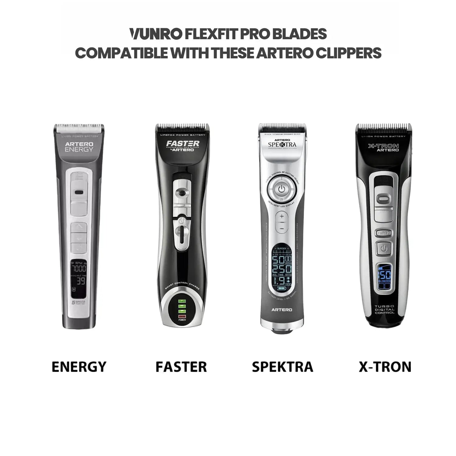 VUNRO PRO 4 in 1 Dog Trimmer Blade (1 mm - 1.9 mm) by VUNRO