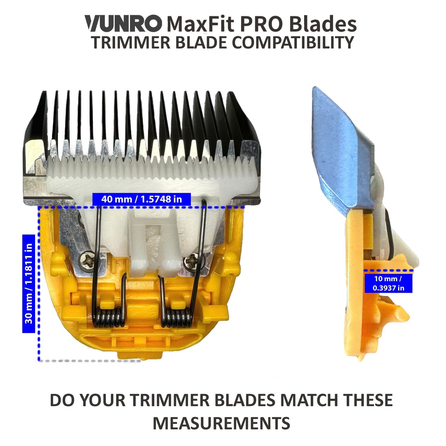 5F MaxFit PRO Dog Trimmer Blade (6.5 mm) by VUNRO