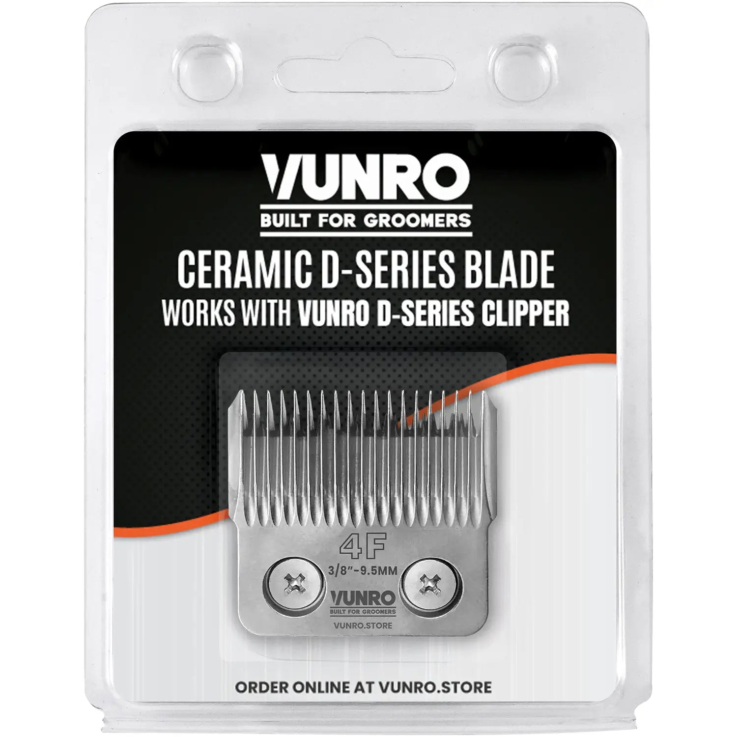 4F Ceramic D-Series Dog Clipper Blade (9.5 mm) by VUNRO