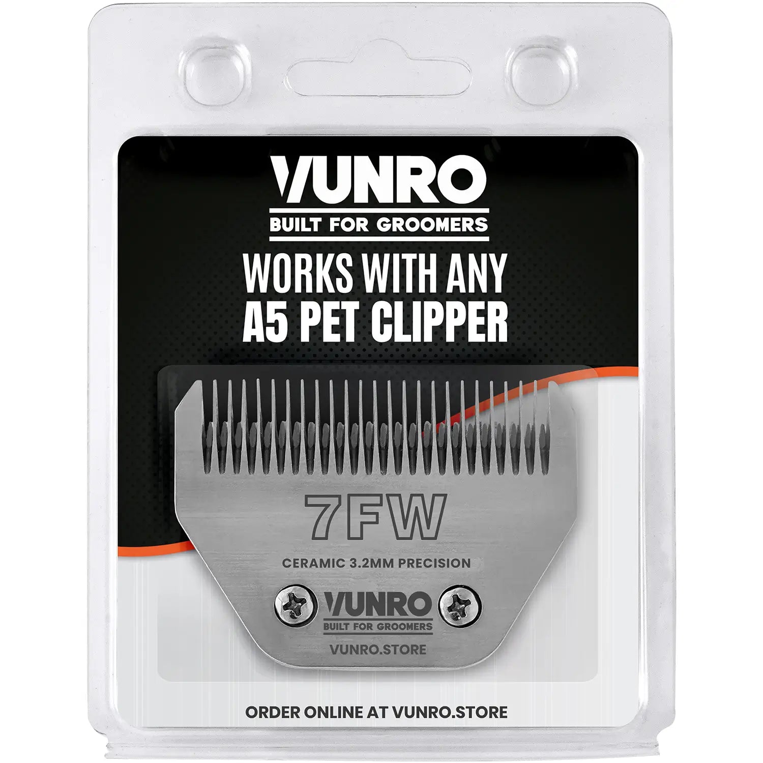 7FW Ceramic Dog Clipper Blade (3.2 mm) by VUNRO