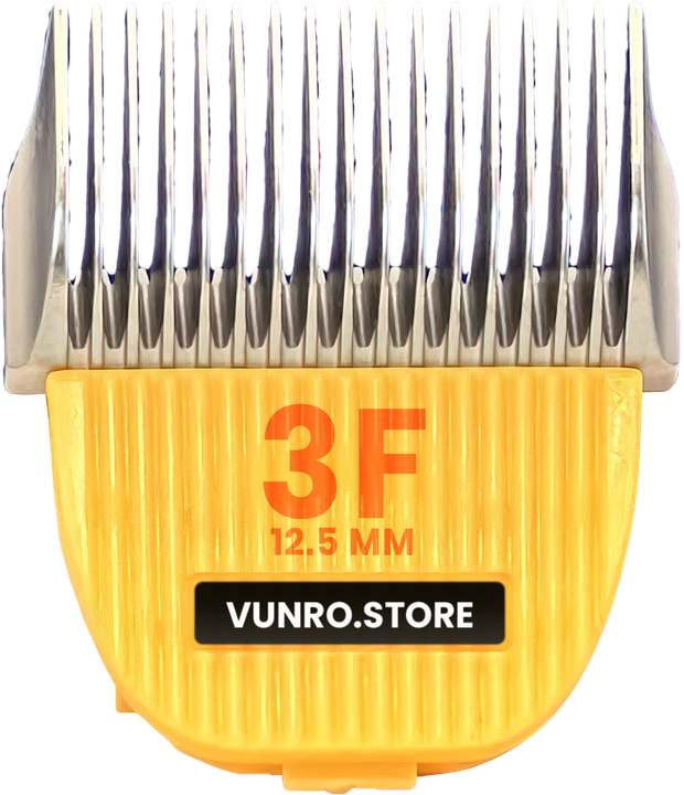 3F MaxFit PRO blade on the VUNRO grooming workbench